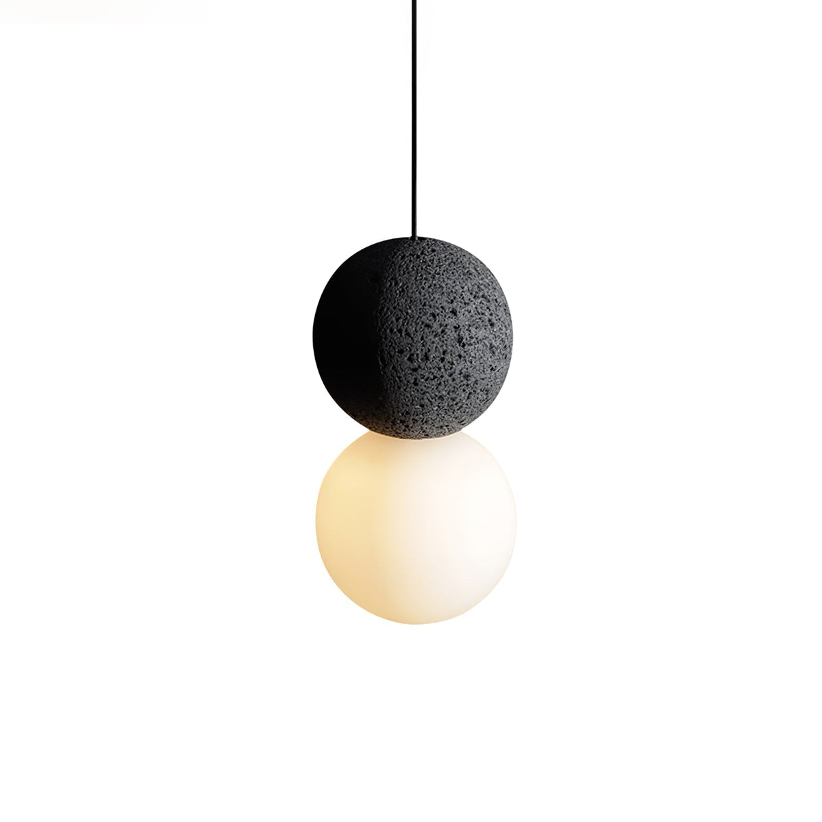 Joss minimalistisk pendellampe i cement