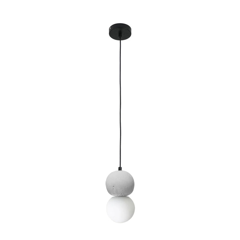 Joss minimalistisk pendellampe i cement