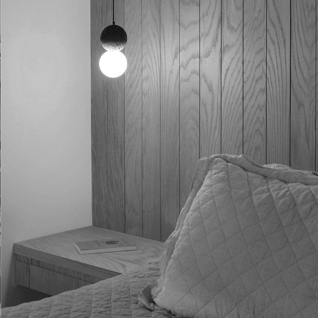 Joss minimalistisk pendellampe i cement