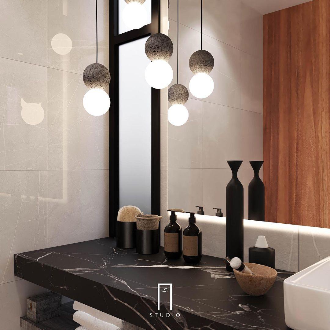 Joss minimalistisk pendellampe i cement
