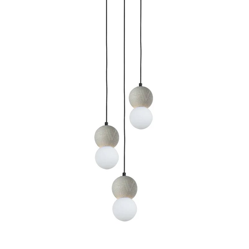 Joss minimalistisk pendellampe i cement