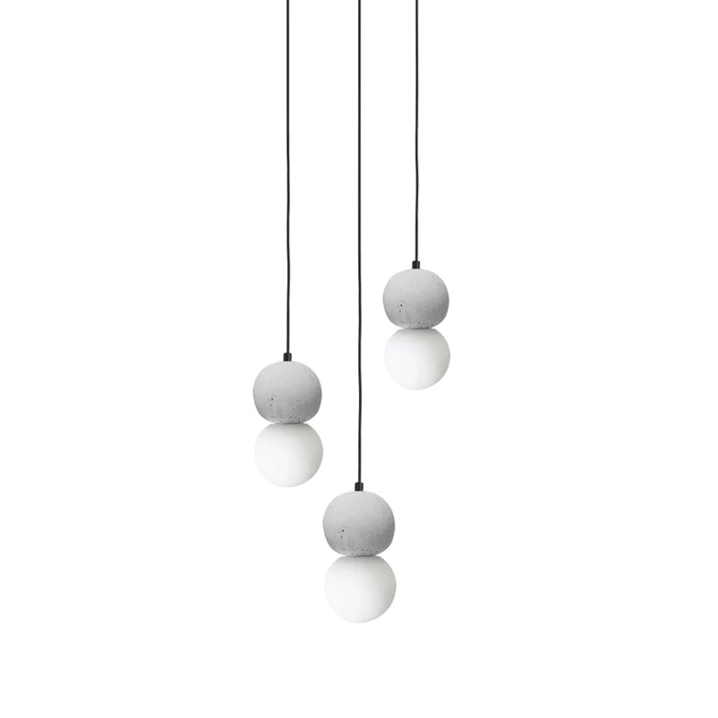 Joss minimalistisk pendellampe i cement