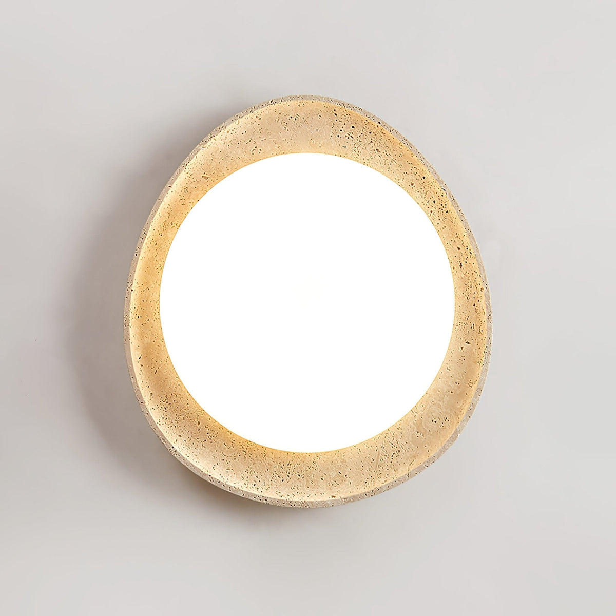 Cunorarae Organisk travertinloftlampe