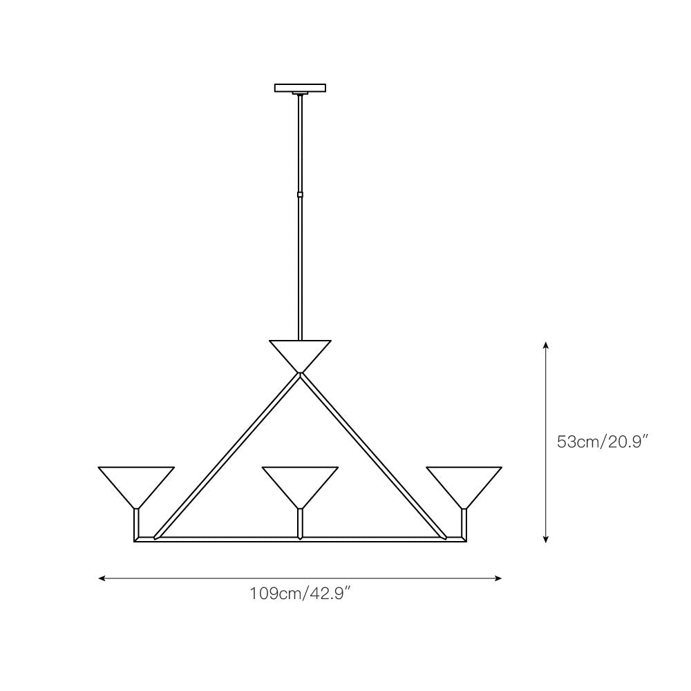 Candelabro linear Ulveleth