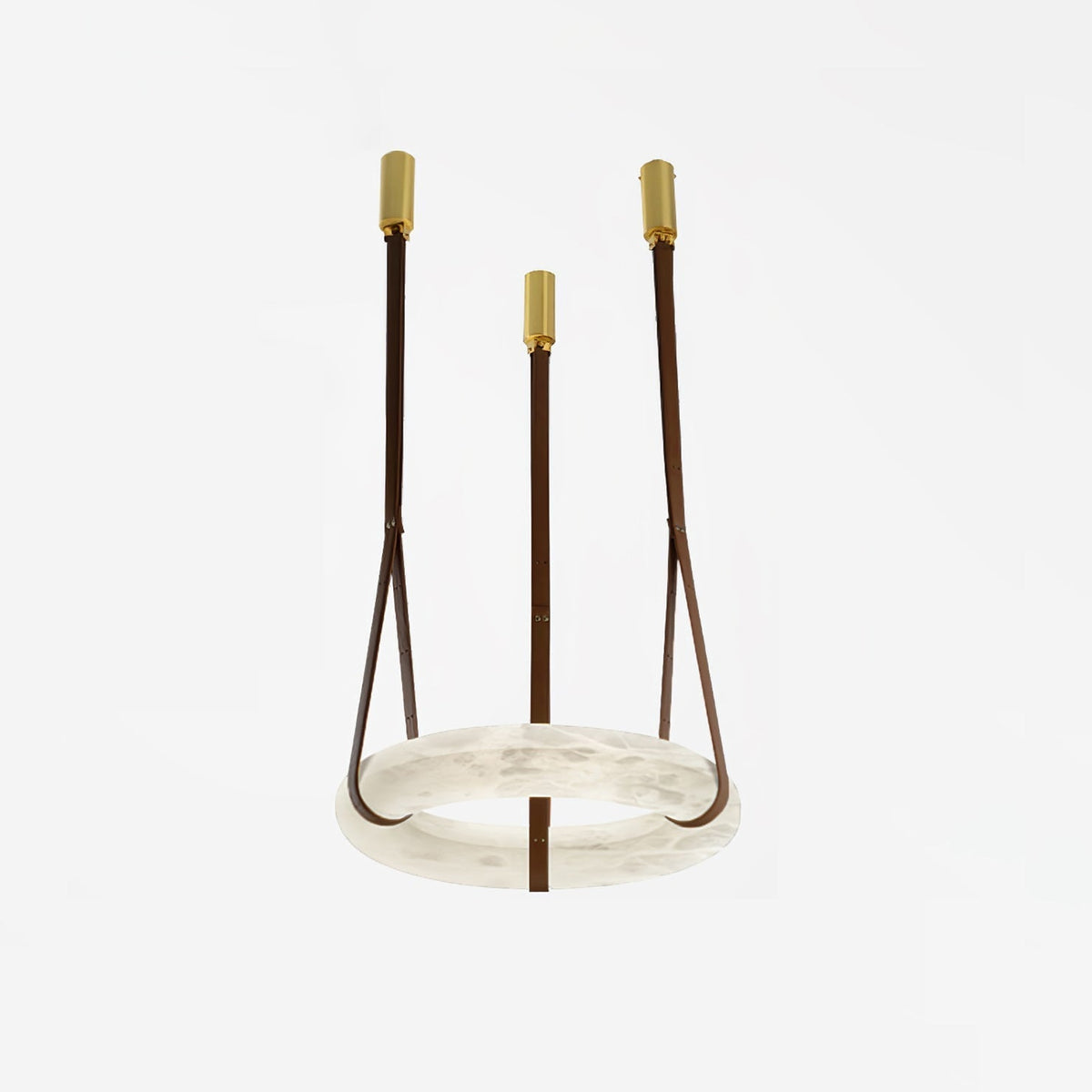 Tarys Alabaster Chandeliers Ring Leather Strap Version B