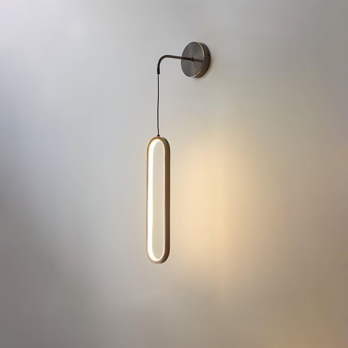 Candeeiro de parede LED em latão Solisenne Aven