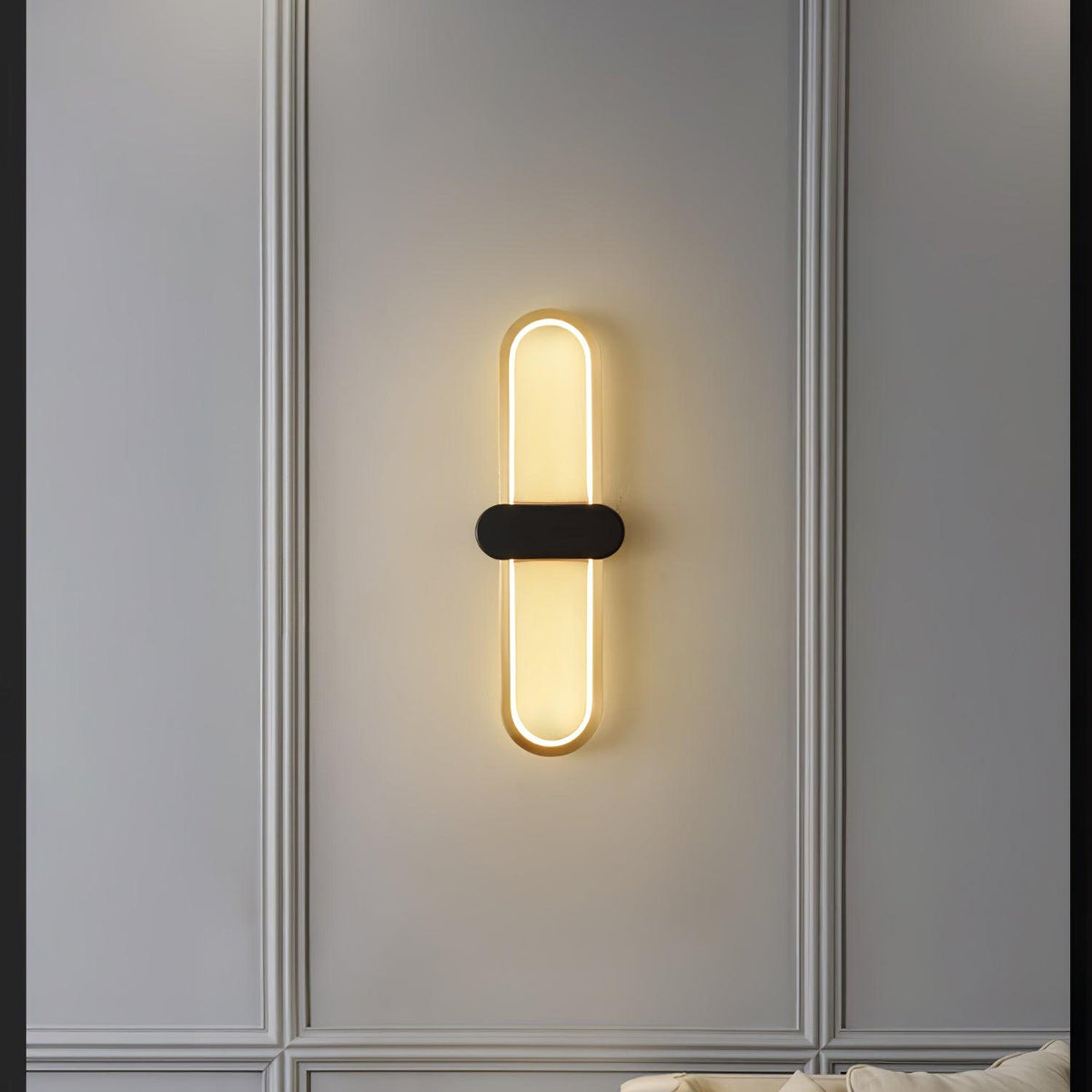 Avelon oval LED-vägglampa