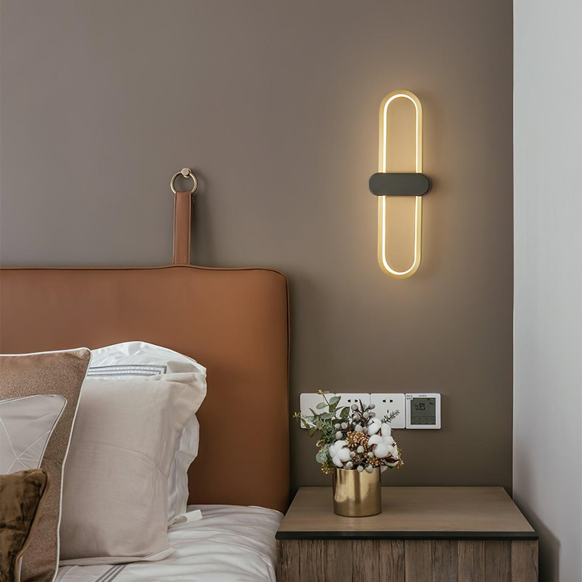 Avelon oval LED-vägglampa