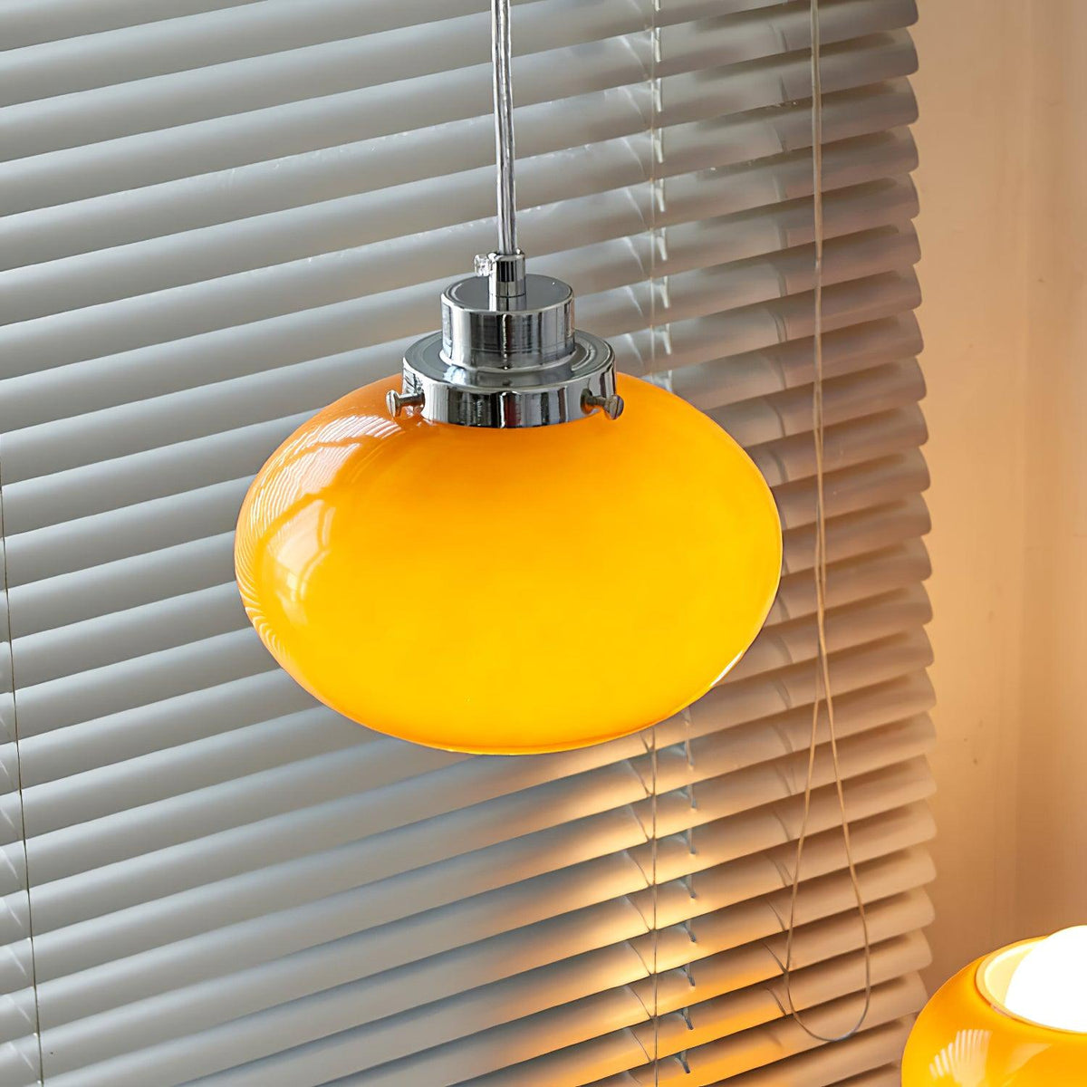 Tavira retro-pendellampe i glas