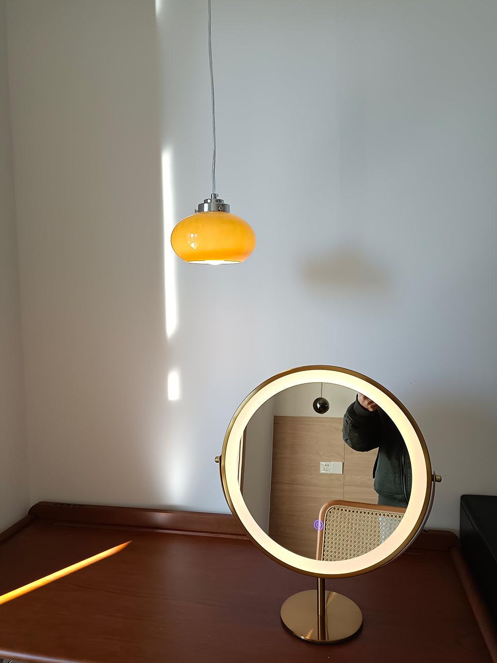 Tavira retro-pendellampe i glas