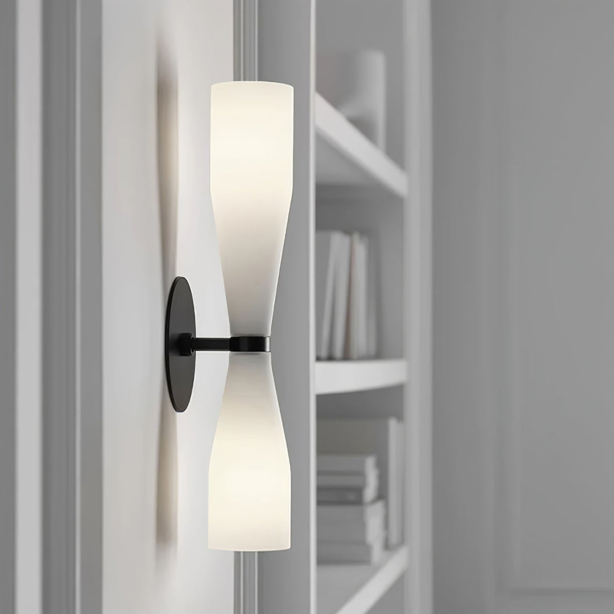 Torch modern glasvägglampa