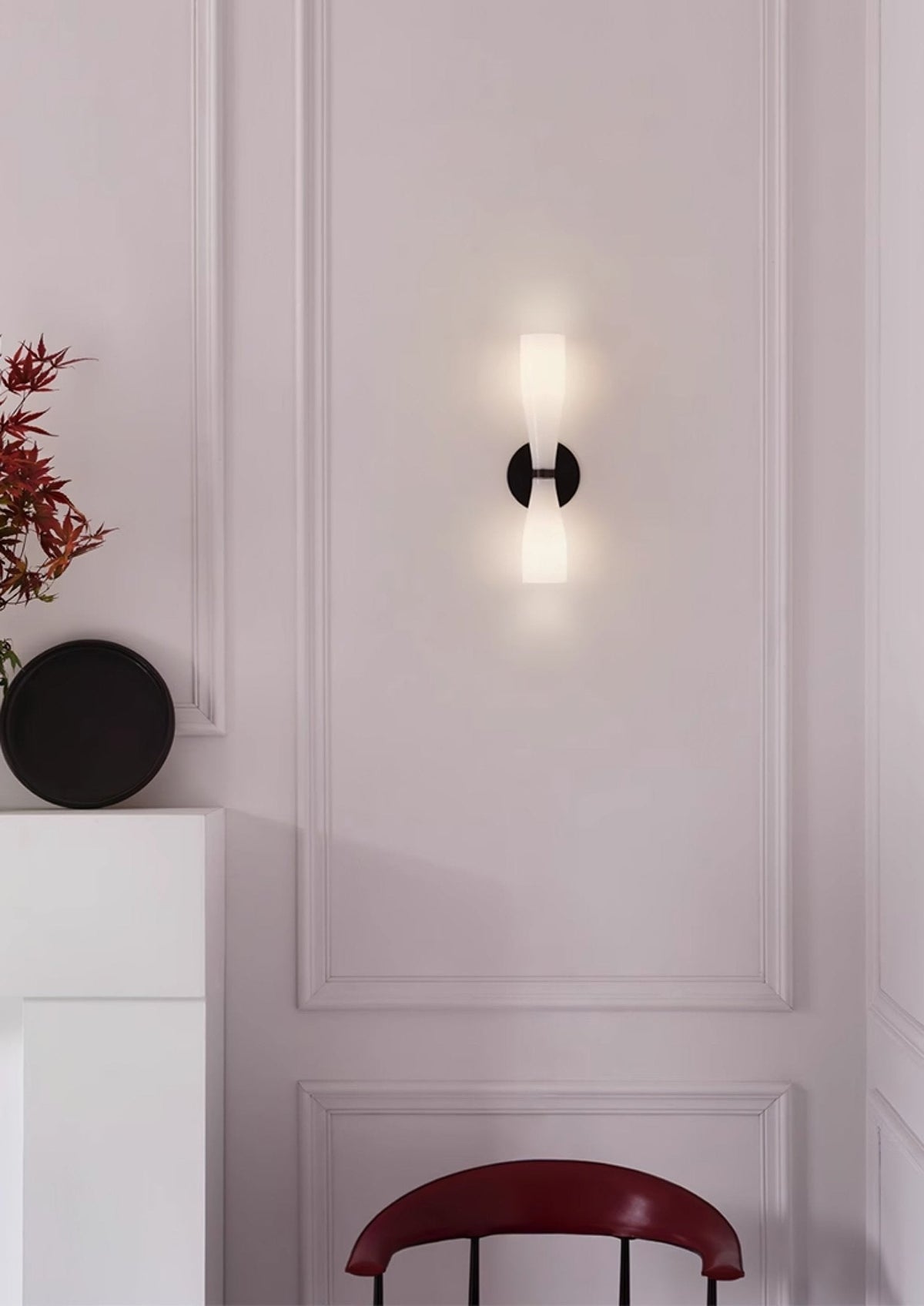 Torch modern glasvägglampa