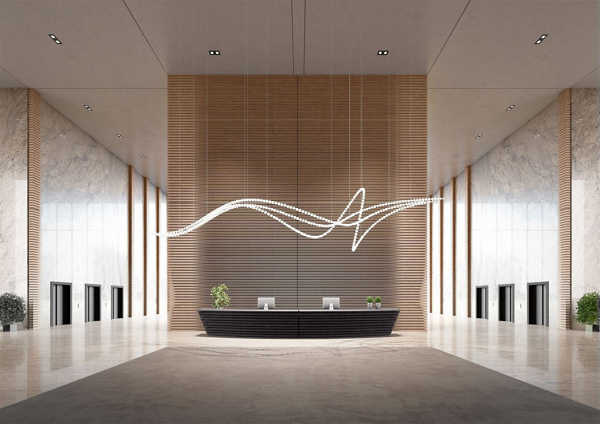 Pearl Symphony Grand Cascade-lysekrone, kan tilpasses