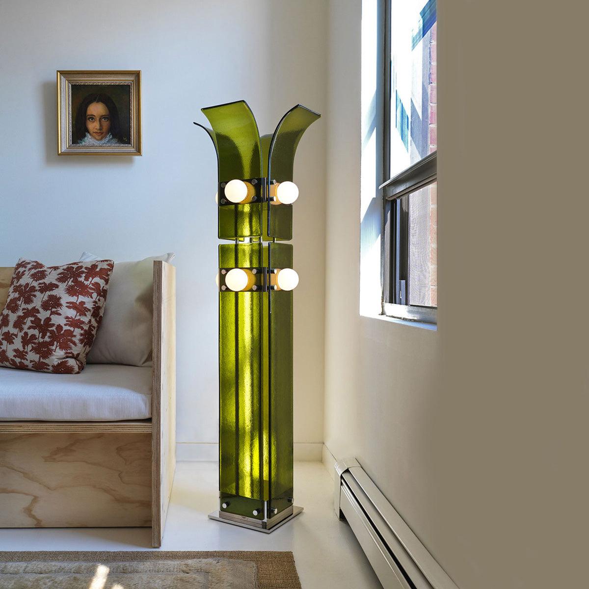 Niranaine Art Deco -akryylilattiavalaisin