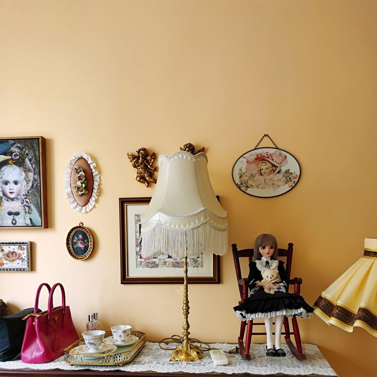 Octavia vintage-bordlampe