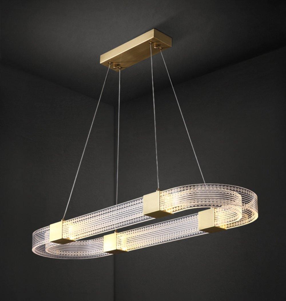 Eurdora moderne minimalistisk ringformet LED-lysekrone