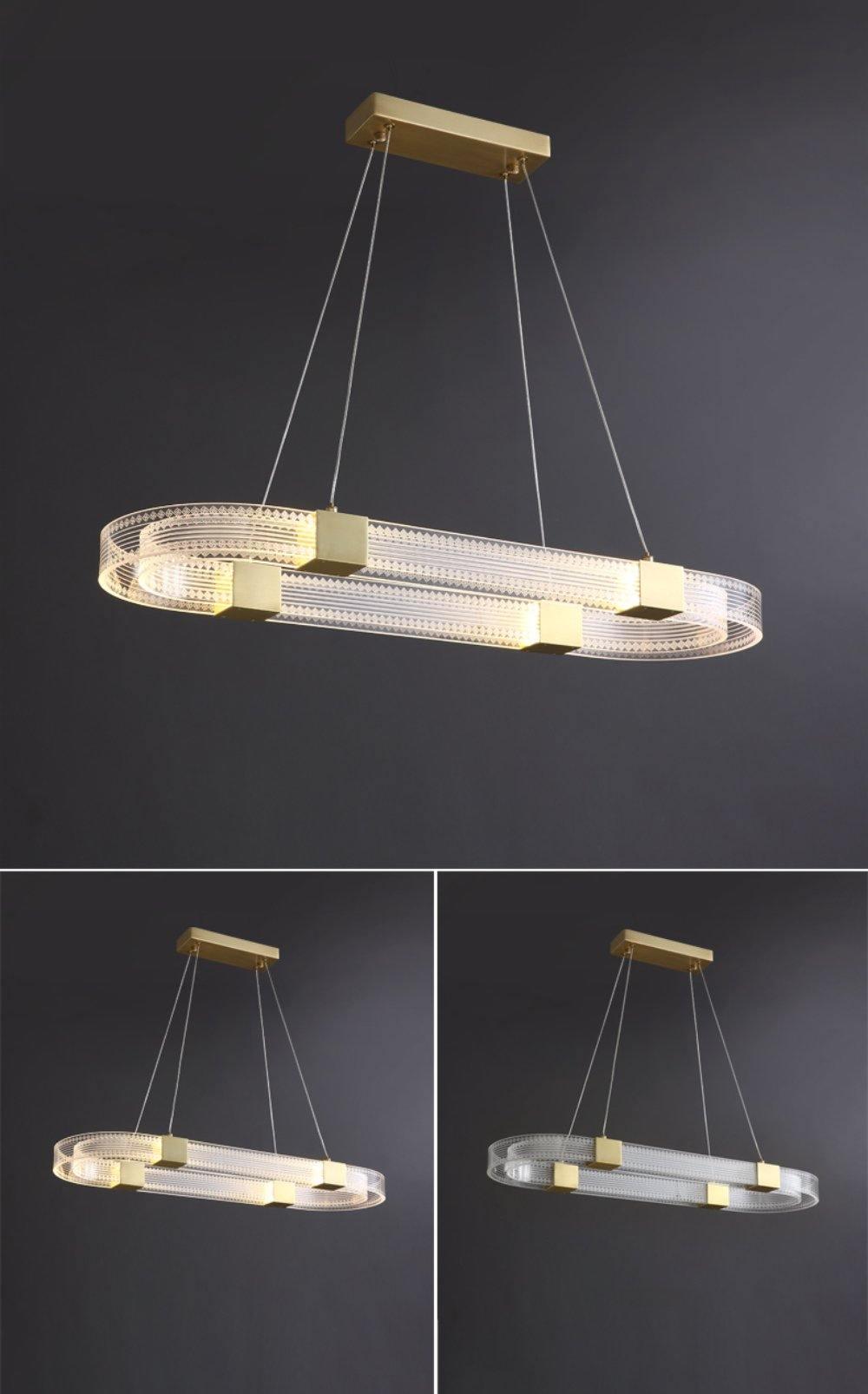 Eurdora moderne minimalistisk ringformet LED-lysekrone