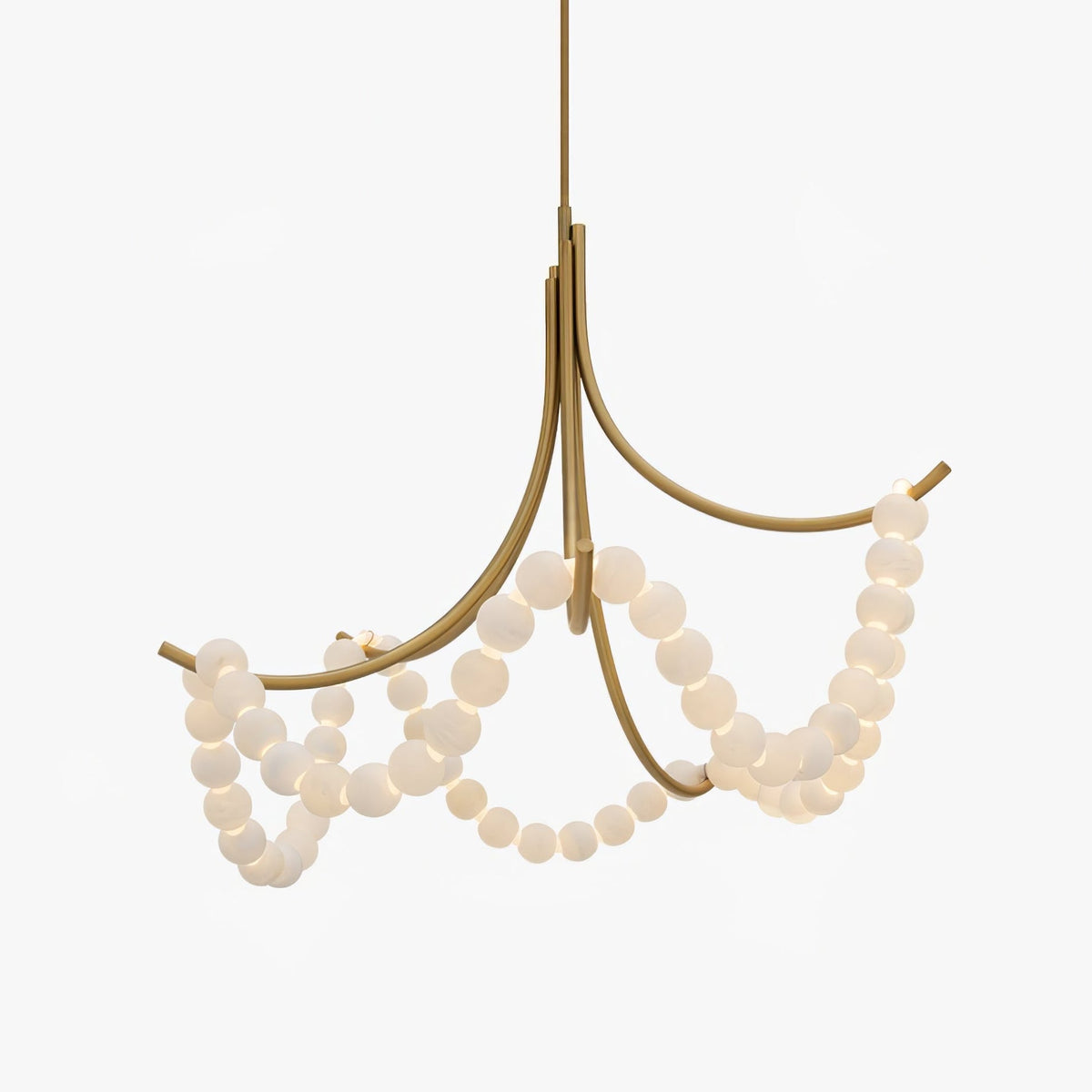 Candeeiro de lustre em alabastro Parel