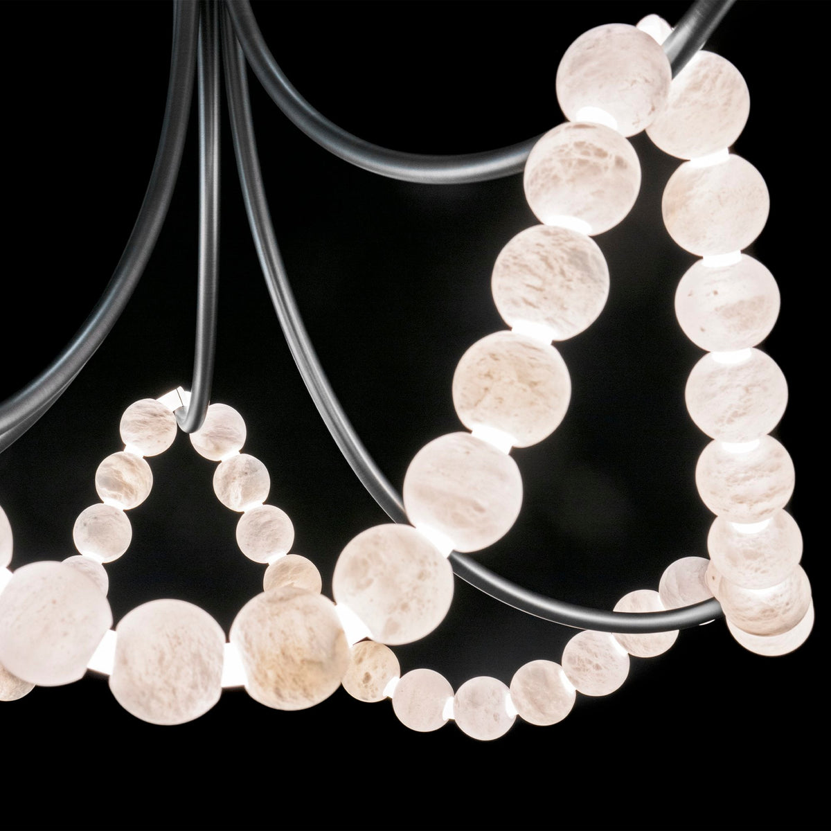 Candeeiro de lustre em alabastro Parel