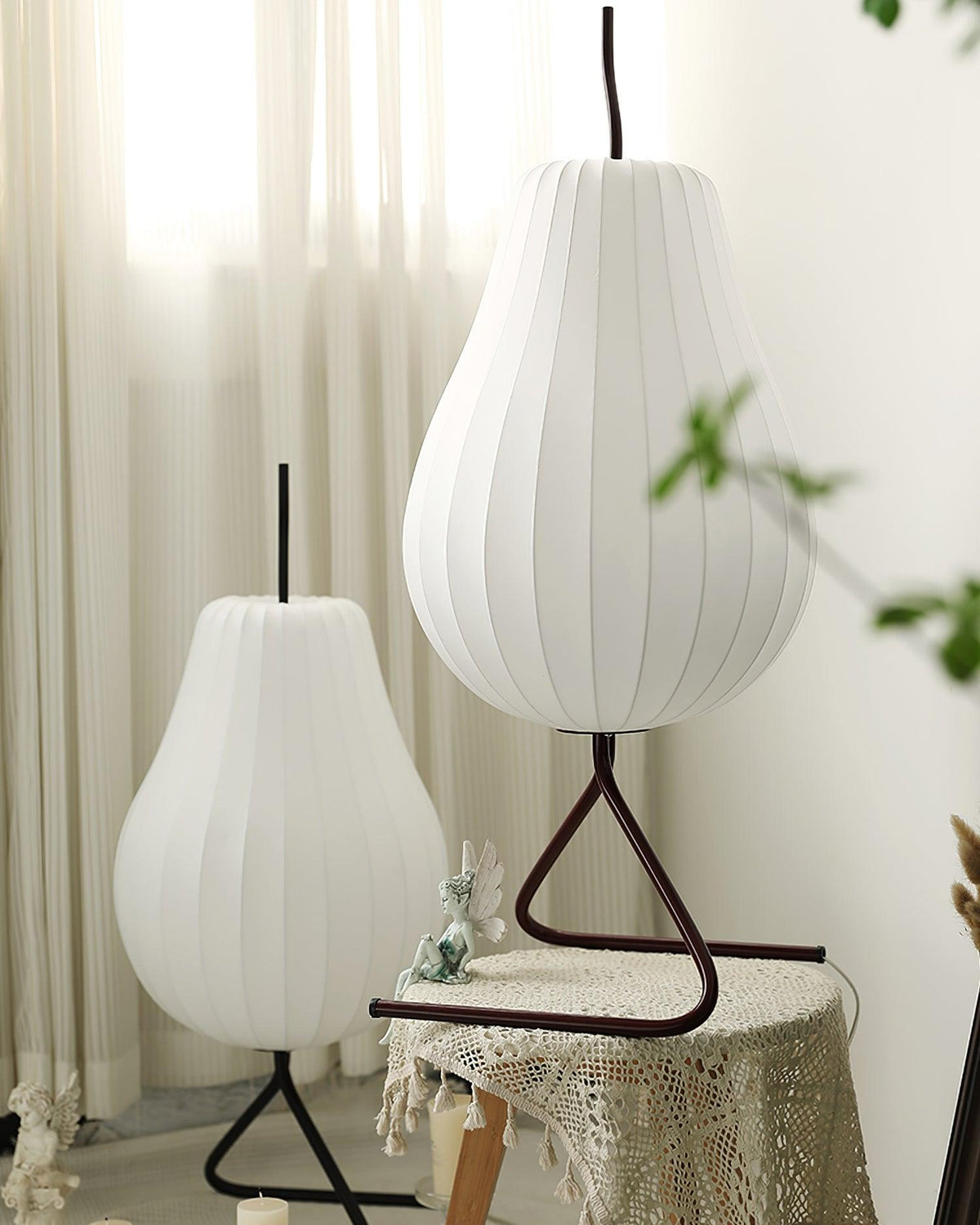 Calerielle minimalistisk pæreformet gulvlampe