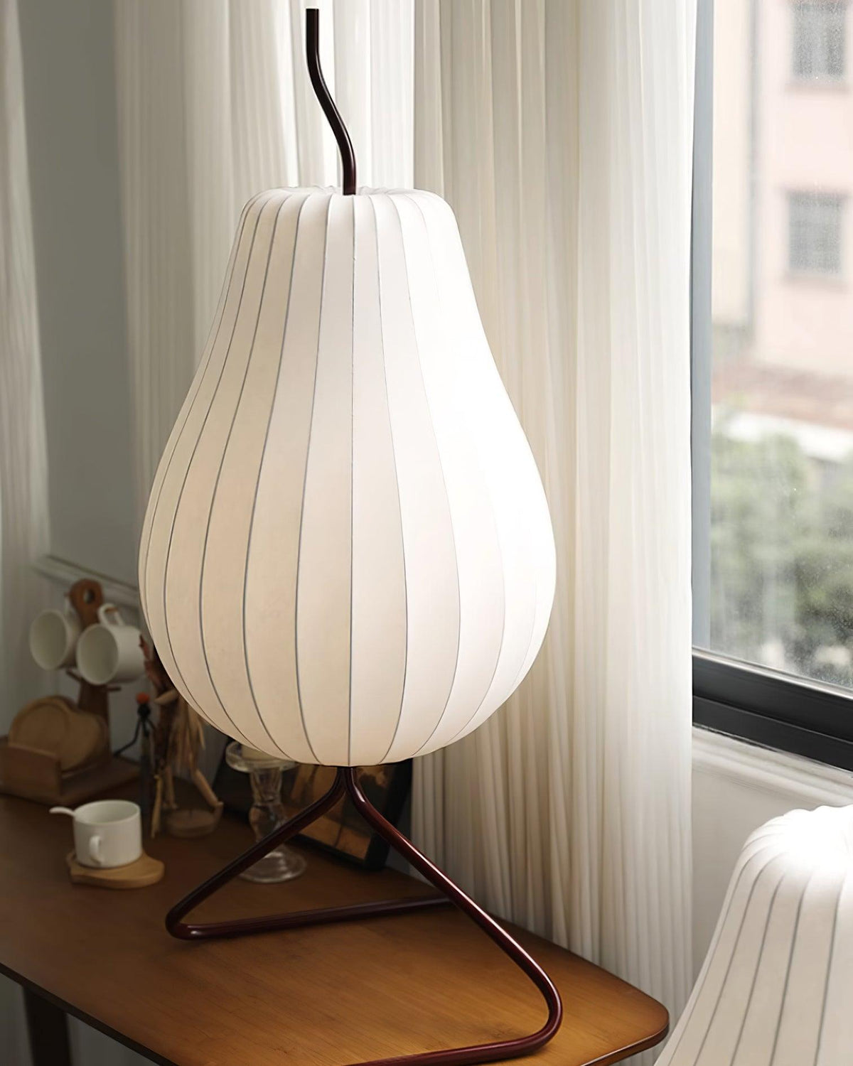Calerielle minimalistisk pæreformet gulvlampe