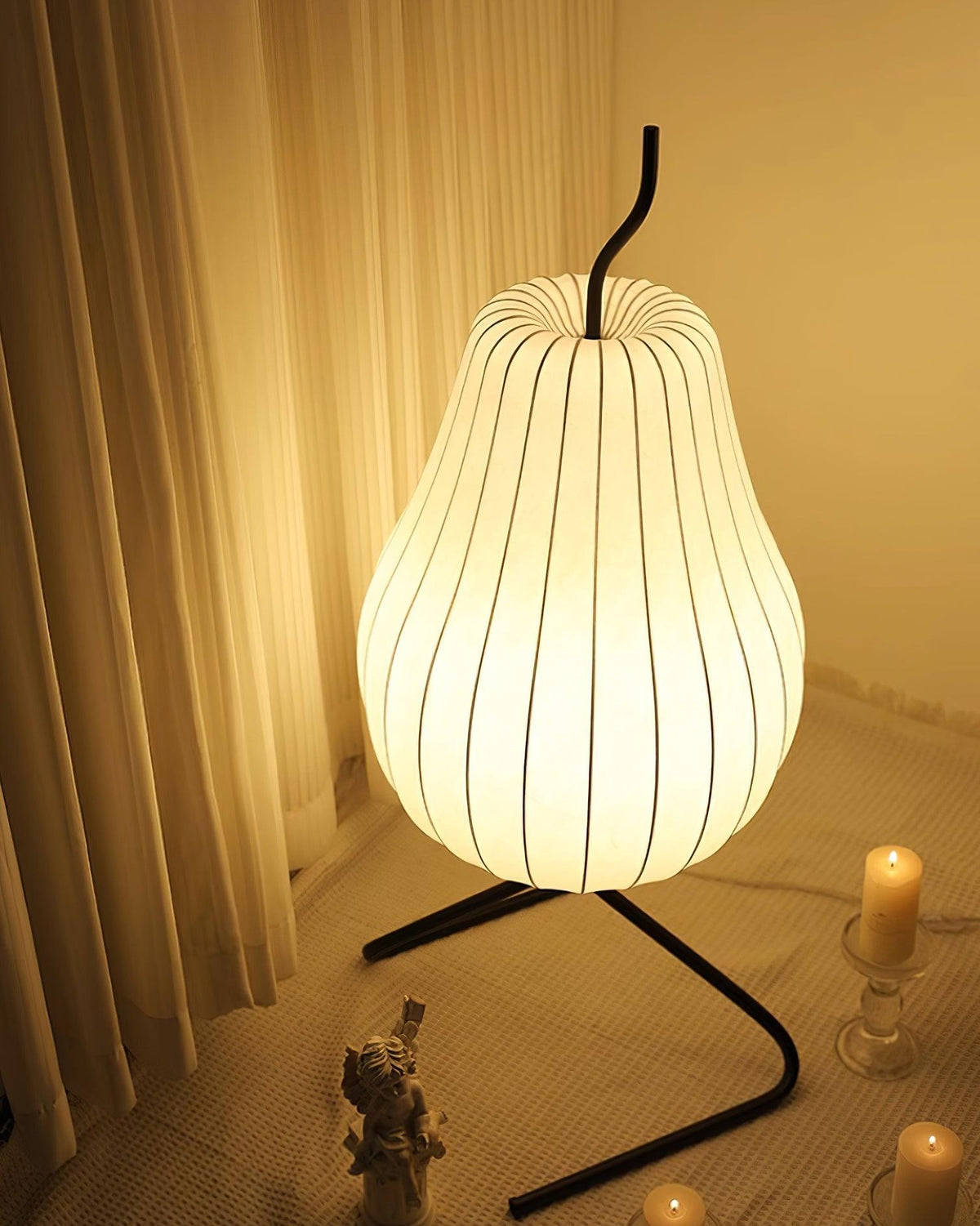 Calerielle minimalistisk pæreformet gulvlampe