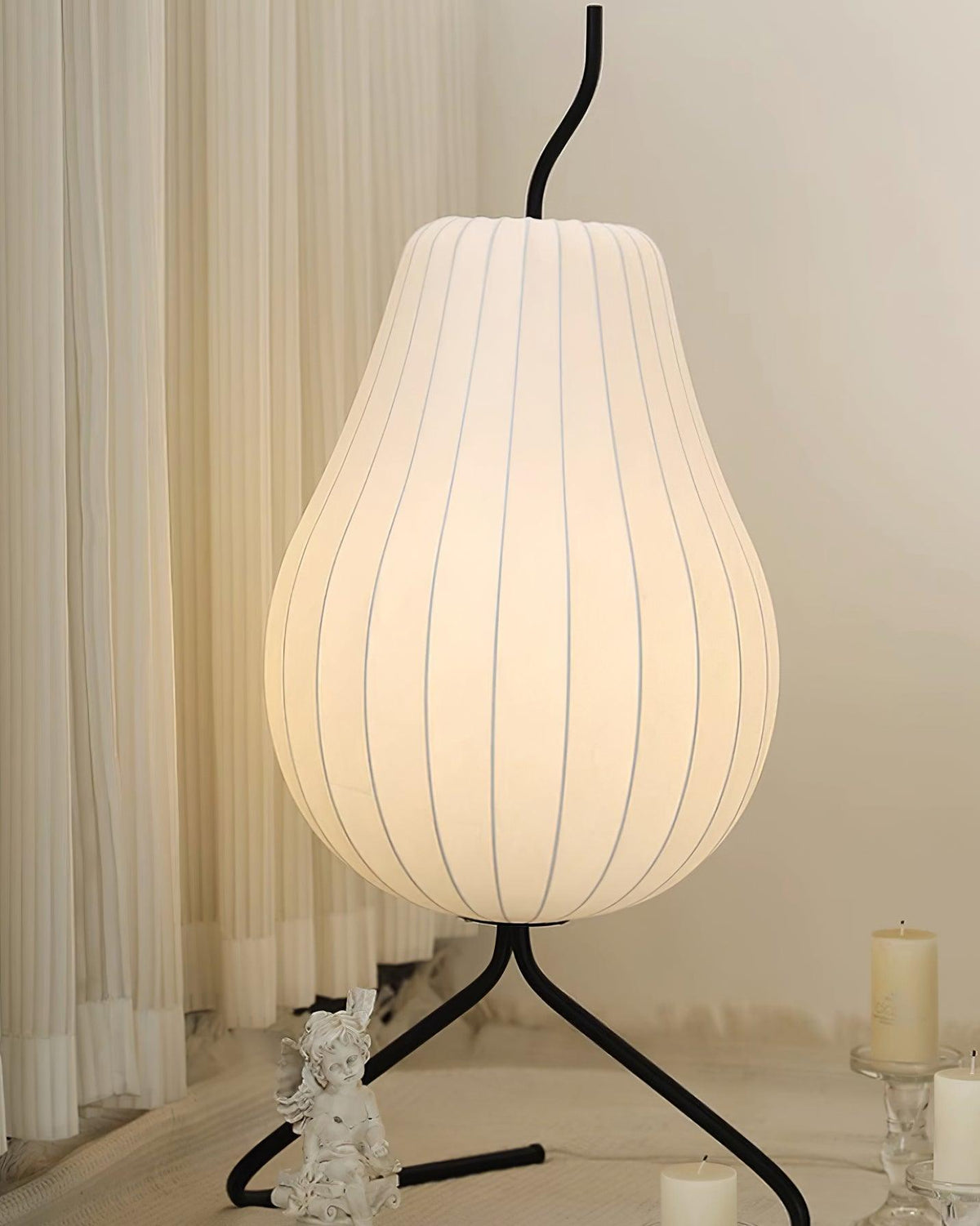 Calerielle minimalistisk pæreformet gulvlampe