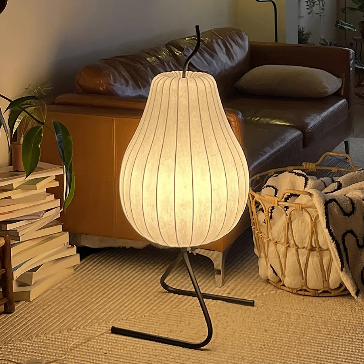 Calerielle minimalistisk pæreformet gulvlampe