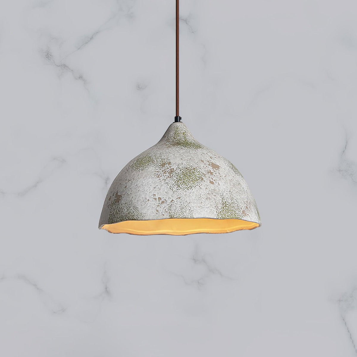 Candeeiro suspenso minimalista de madeira Moss