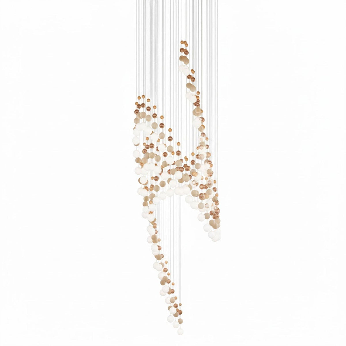 Pearl Veil Couture Cascade -muokattava kattokruunu