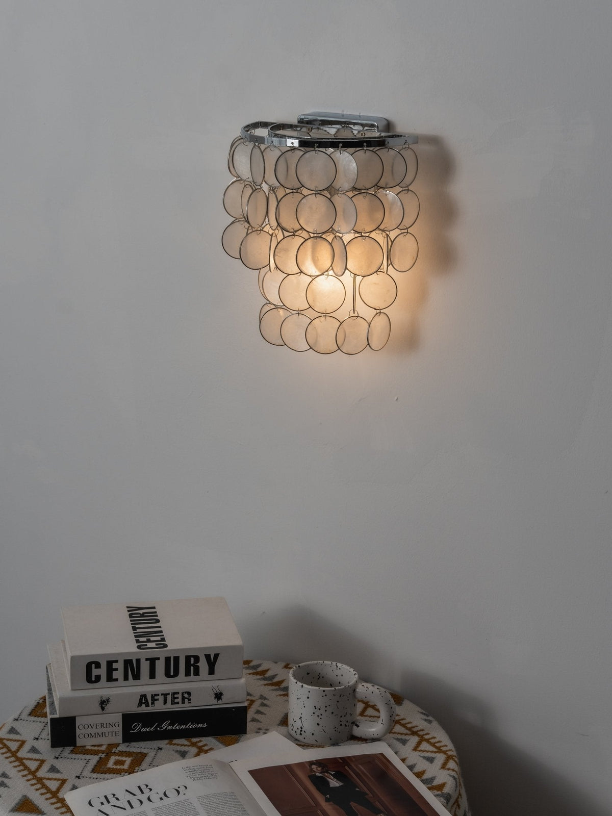 Nacivaine Pearl Shell-vägglampa