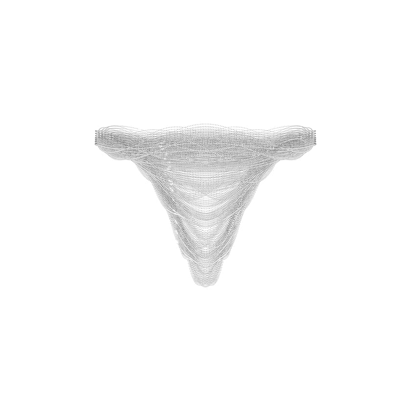 Pearl Veil Couture Cascade -muokattava kattokruunu