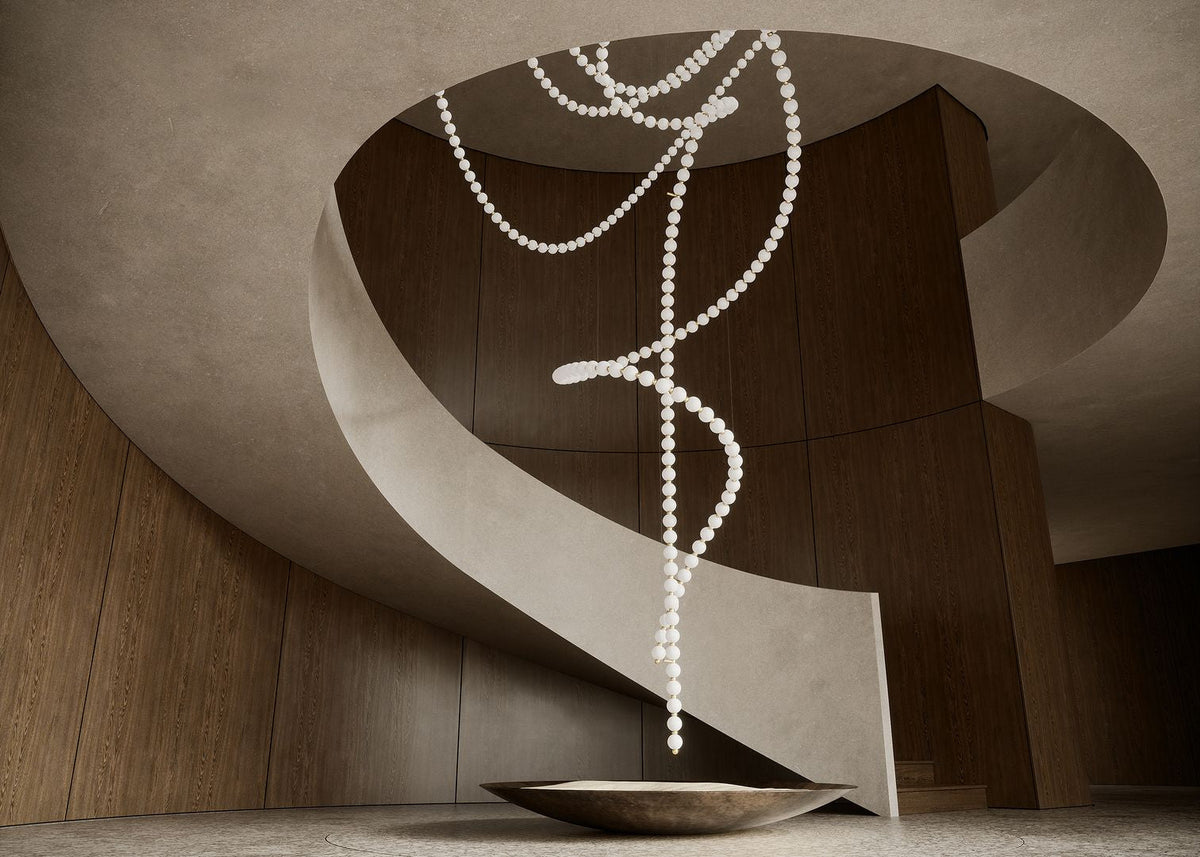 Pearl Symphony Grand Cascade-lysekrone, kan tilpasses