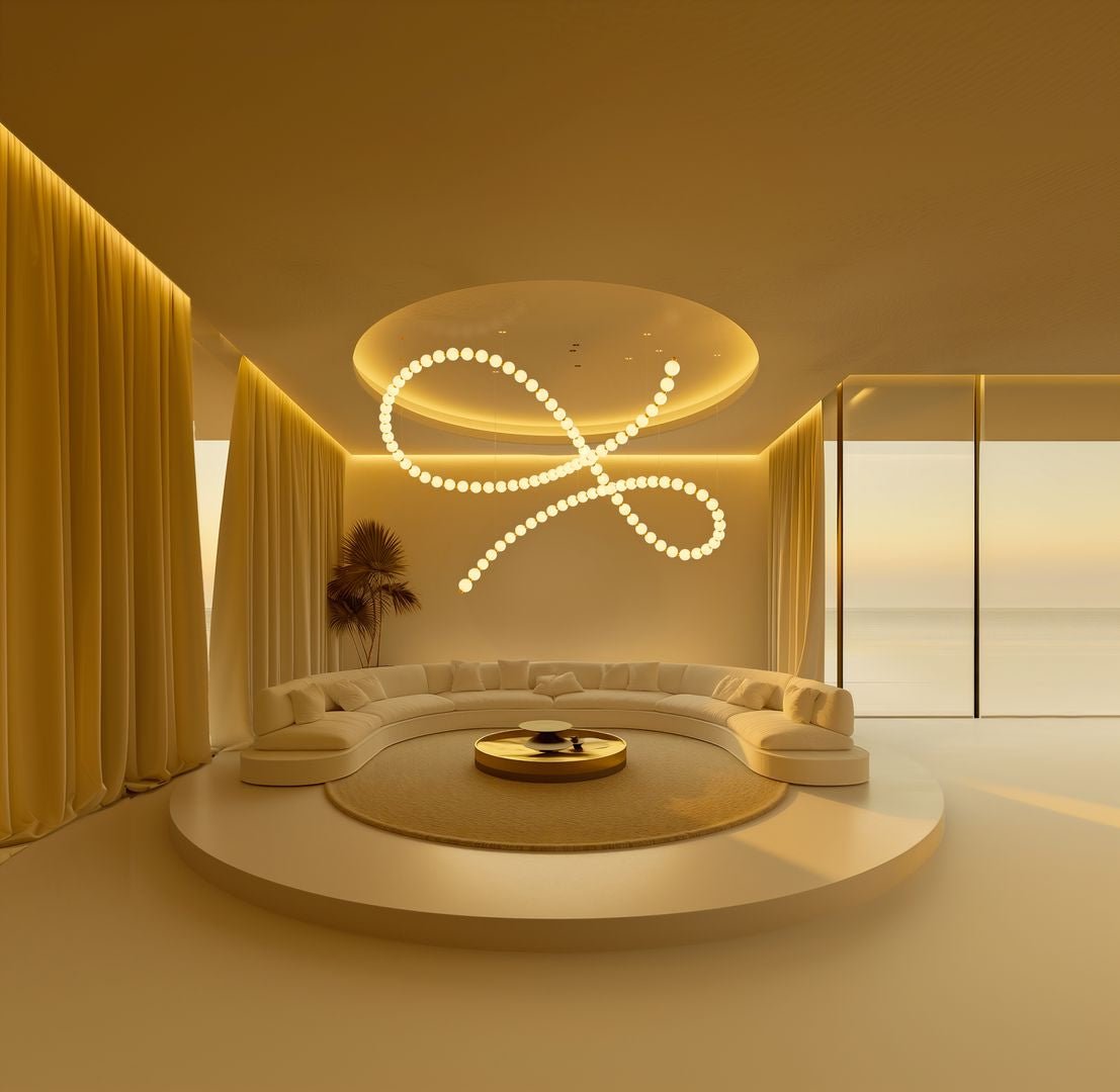 Pearl Symphony Grand Cascade-lysekrone, kan tilpasses