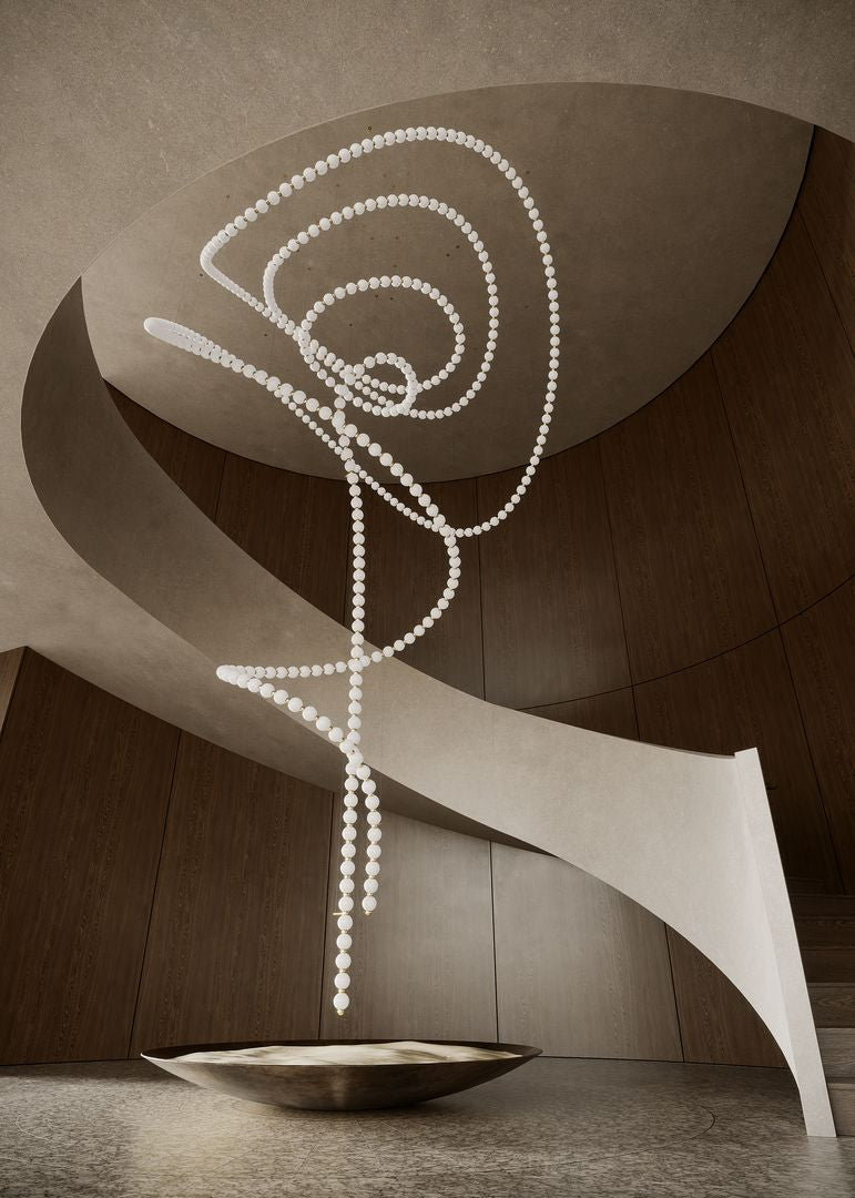 Pearl Symphony Grand Cascade-lysekrone, kan tilpasses