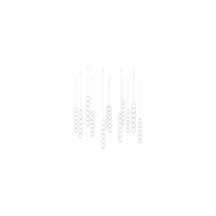 Pearl Symphony Grand Cascade-lysekrone, kan tilpasses