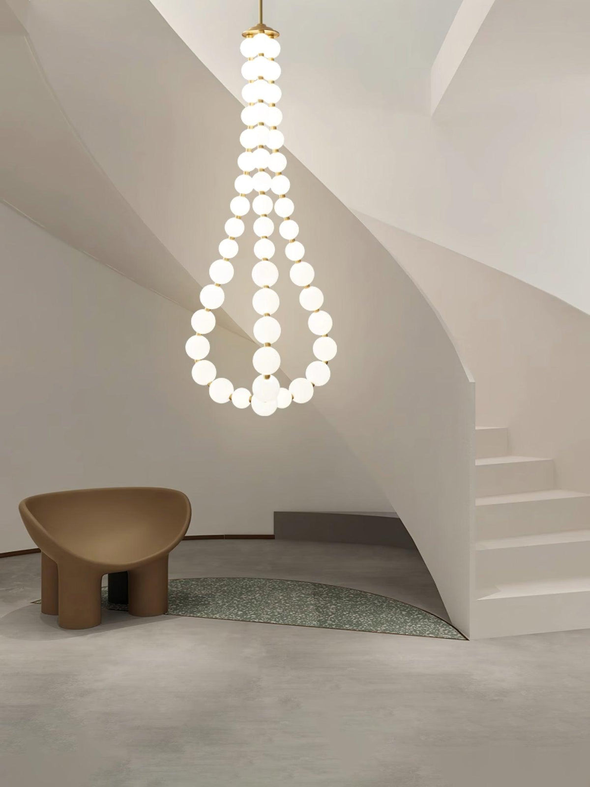 Modern minimalistisk akrylkrona med ädelstensdesign