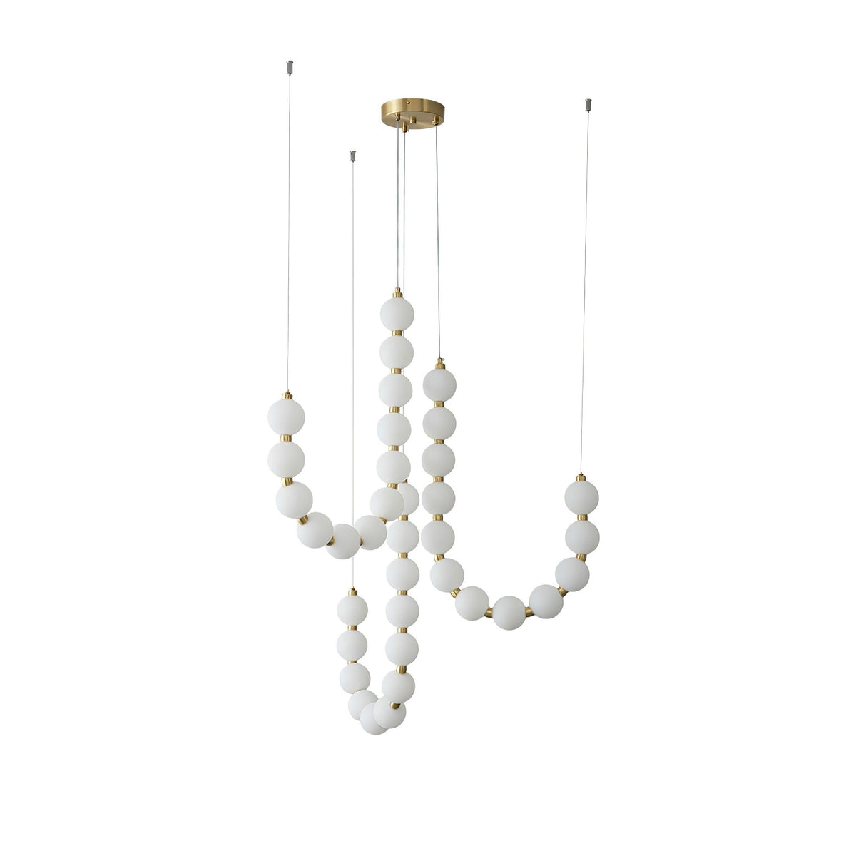 Modern minimalistisk akrylkrona med ädelstensdesign