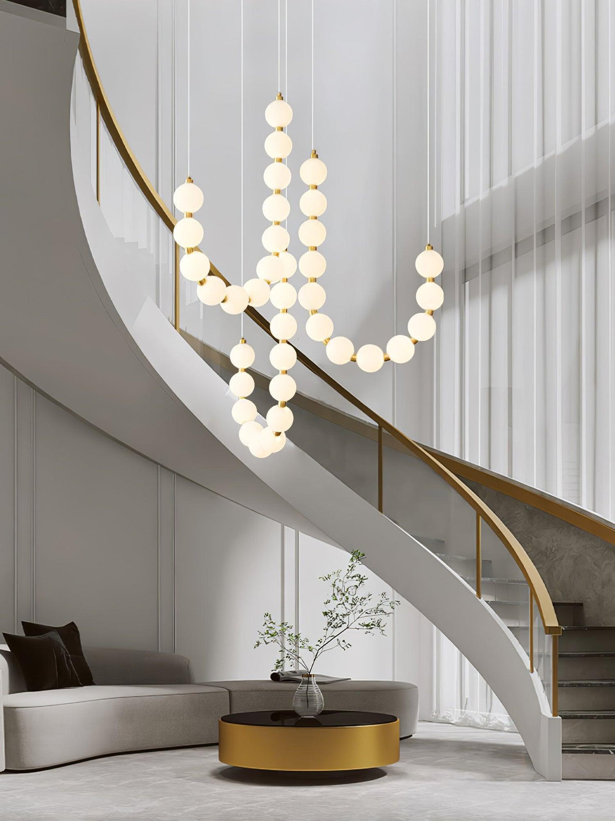 Modern minimalistisk akrylkrona med ädelstensdesign