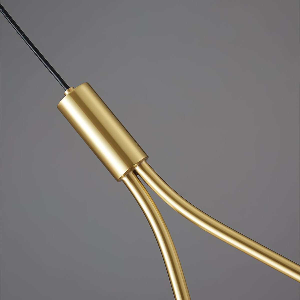 Droplet moderne pendellampe i messing