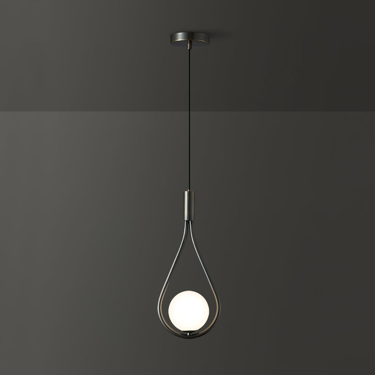 Droplet moderne pendellampe i messing