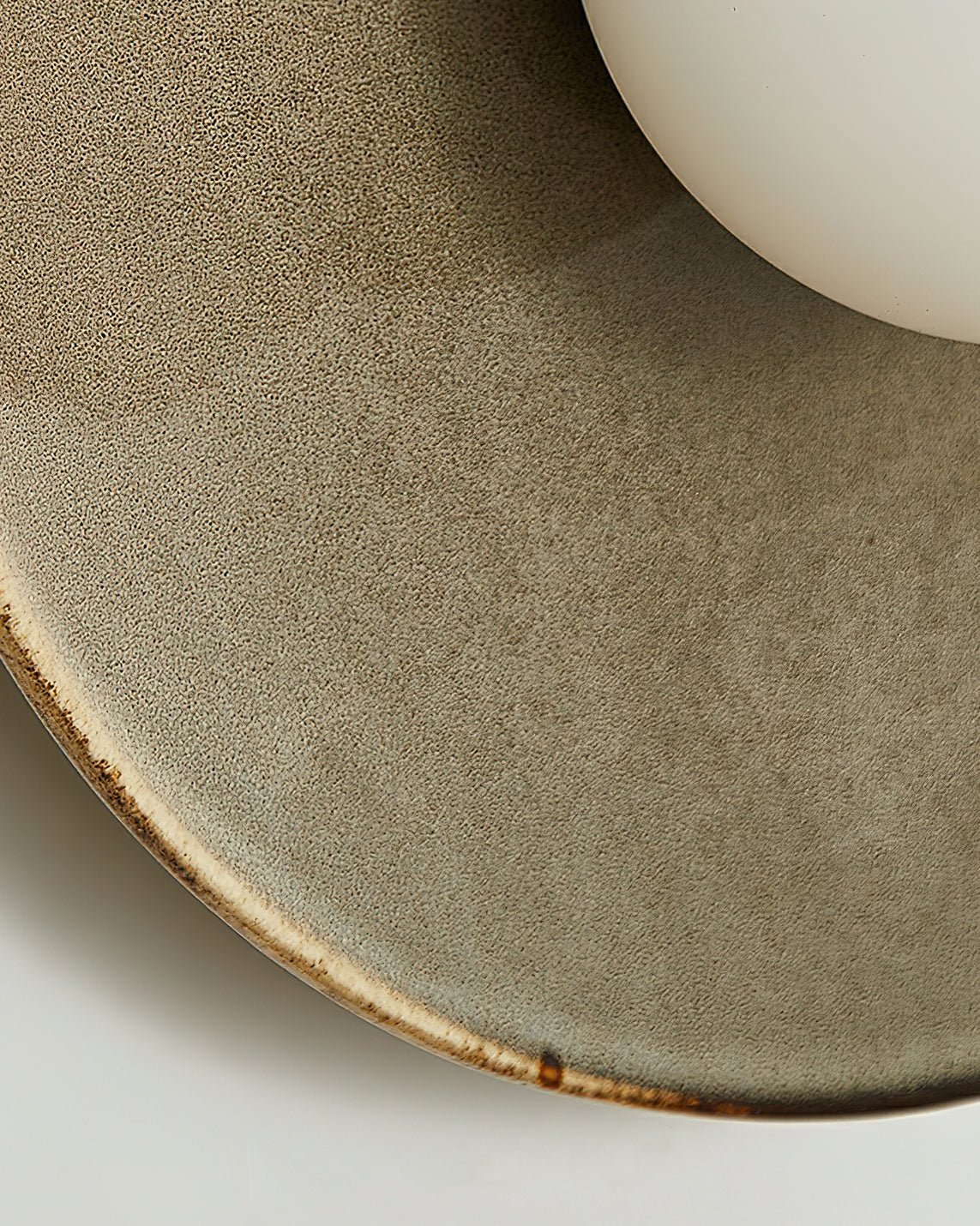 Ertalila elegante keramiske væglampe Pebble Disc