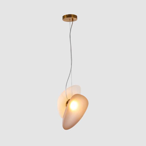 Mervan pendellampe i matteret glas