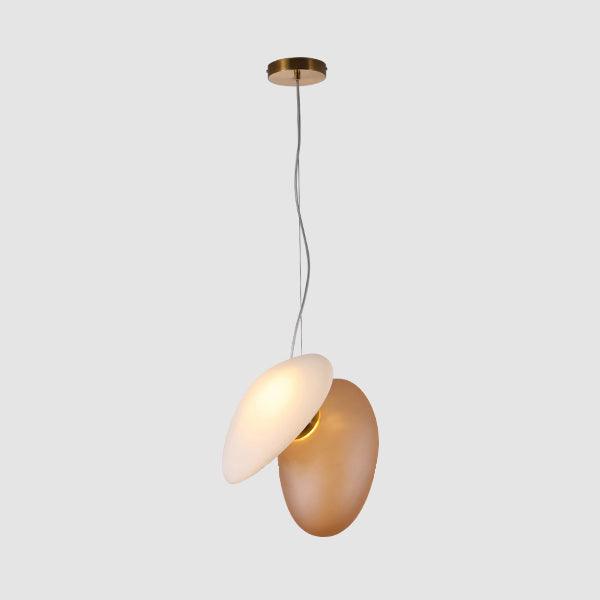 Mervan pendellampe i matteret glas