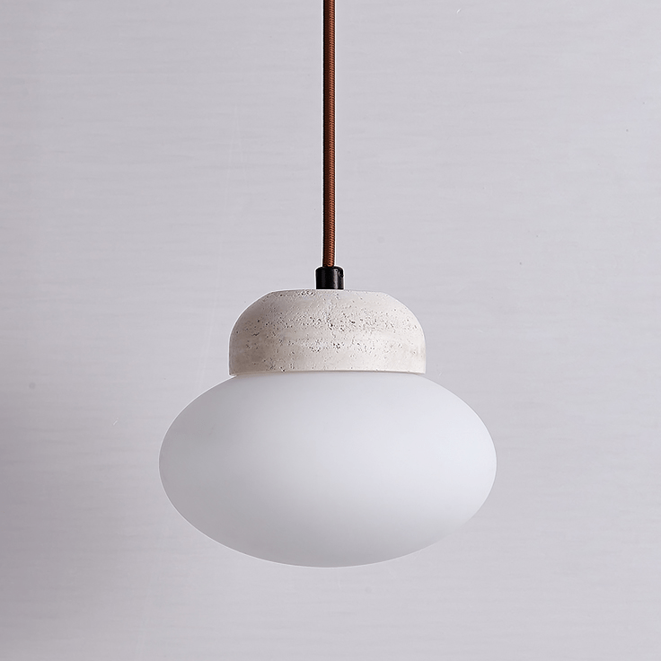 Candeeiro suspenso esférico Sora Pebble