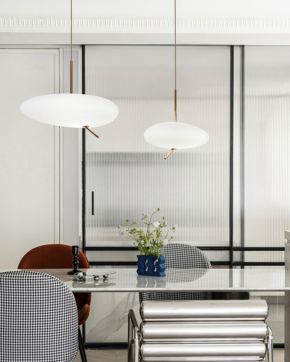 Velarena moderne pendellampe i glas