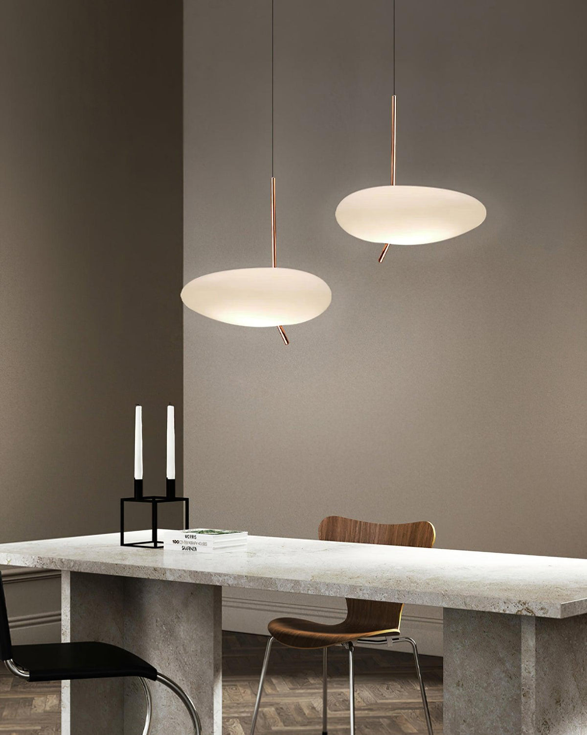 Velarena moderne pendellampe i glas