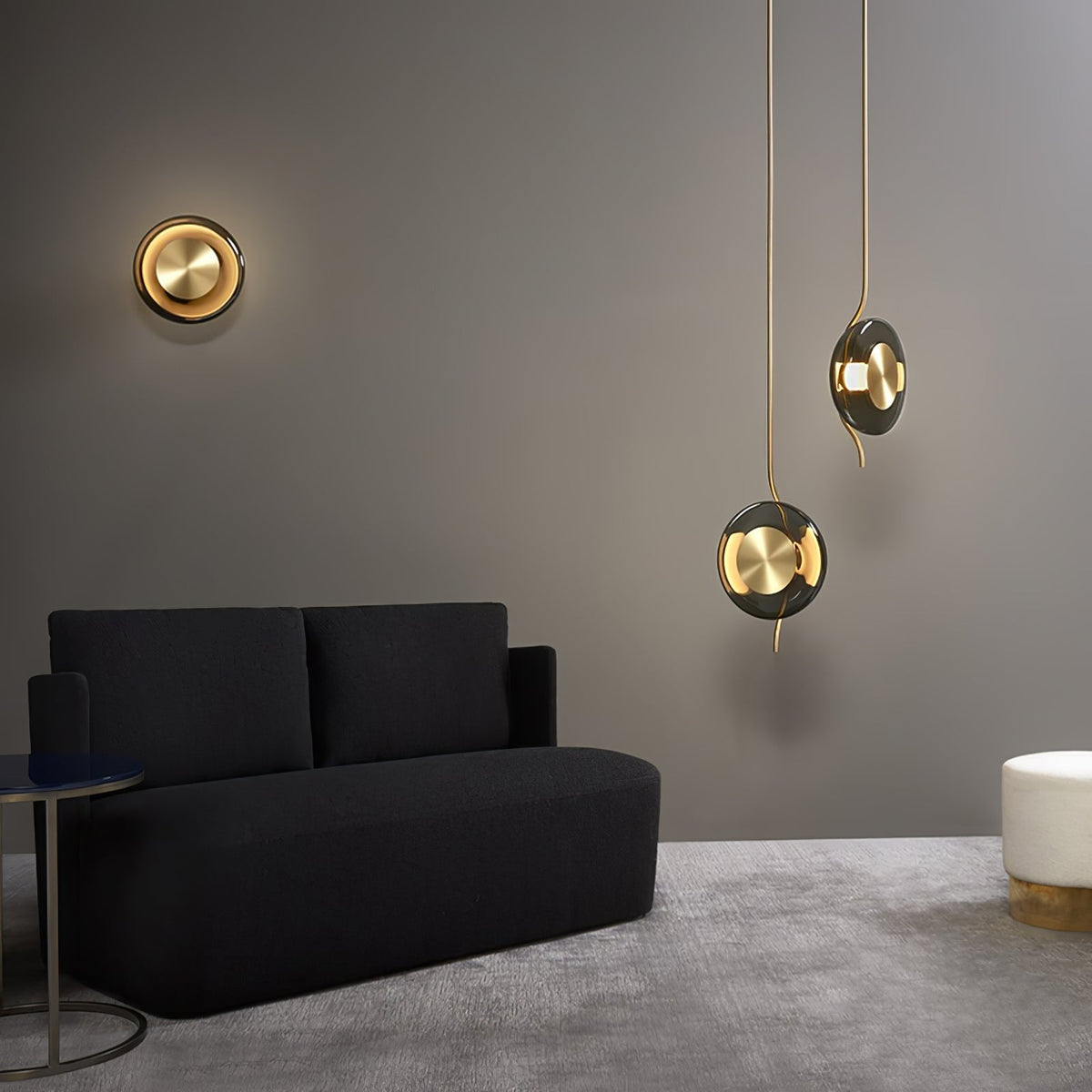 Umirus moderne minimalistisk pendellampe i glas