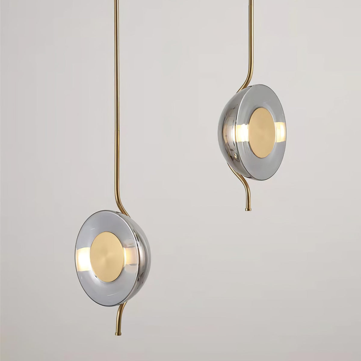 Umirus moderne minimalistisk pendellampe i glas