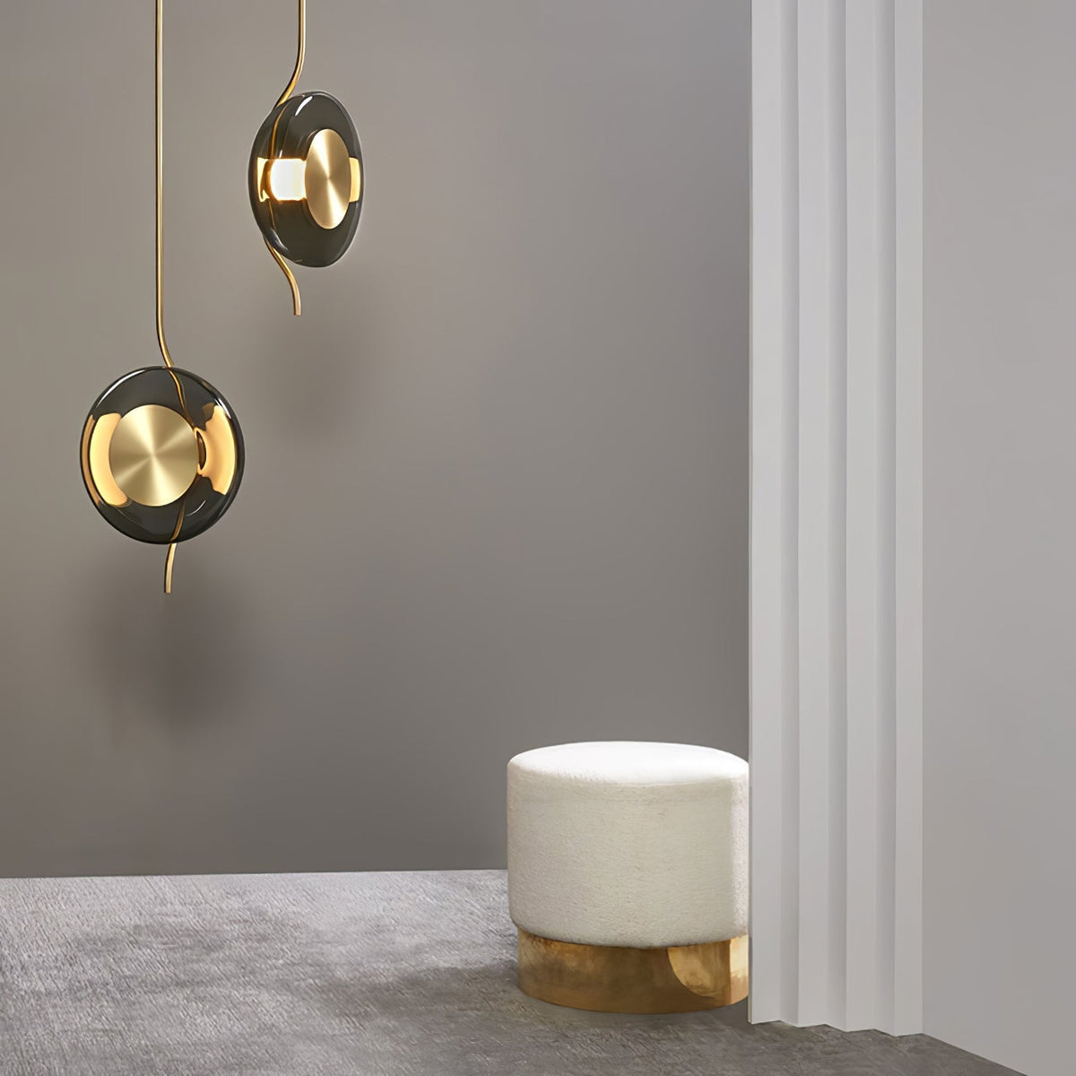 Umirus moderne minimalistisk pendellampe i glas